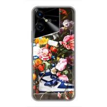 Чехол для Tecno POVA Neo 3 - с принтом Найк (AlphaPrint) (Стиль Найк)