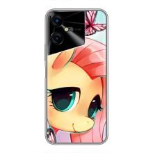 Чехол для Техно Пова Нео 3 - (Единорожки - Новинки) (AlphaPrint) (Племя единорогов)