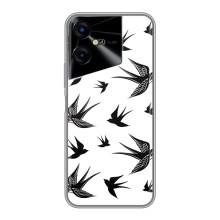 Чехол с птицами на Tecno POVA Neo 3 (VPrint)