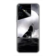 Чехол с Волком на Tecno POVA Neo 3 – Волк и луна