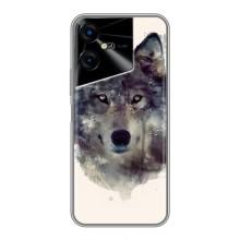 Чехол с Волком на Tecno POVA Neo 3 – Волк