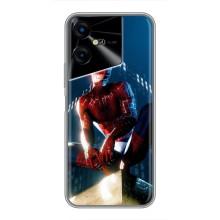 Чехол Супергерой Человека Паука на Tecno POVA Neo 3 – Паук на доме