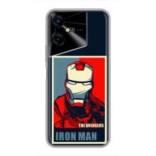 Чохол Супергерой Залізна Людина на Tecno POVA Neo 3 – Art Iron man