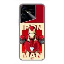 Чохол Супергерой Залізна Людина на Tecno POVA Neo 3 – Iron man