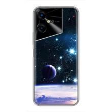 Чехол (ТПУ) с планетами на Tecno POVA Neo 3 – Космический вид