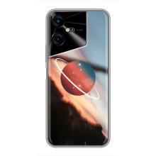 Чехол (ТПУ) с планетами на Tecno POVA Neo 3 – Сатурн