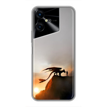 Чехол дракон Беззубик для Tecno POVA Neo 3 – Мультиик Беззубик