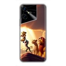 Чехол Король лев на Техно Пова Нео 3 (Рождение Симбы)