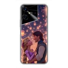 Чехол Рапунцель для Tecno POVA Neo 3 (Принцесса и принц)