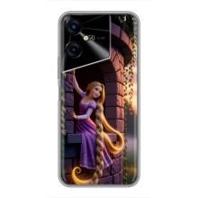 Чехол Рапунцель для Tecno POVA Neo 3 (Рапунцель на башне)