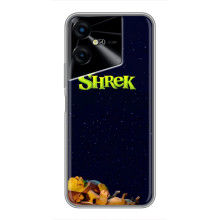 Чохол з мультфільмом Шрек на Tecno POVA Neo 3 – Шрек лого