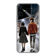 Чохол з дизайном Венздей 2 на Tecno POVA Neo 3 – Венздей і Тайлер