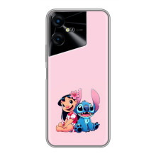 Чехол с принтом Стич на Tecno POVA Neo 3 (Лило и Стич)