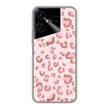 Чохол з розовим принтом для Tecno POVA Neo 3 – Рожевий леопард