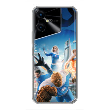 Чехол с принтом Фантастическая четверка для Tecno POVA Neo 3 – Герои Фантастической четверки