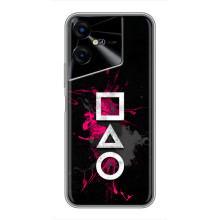 Чехол Гра в кальмара для Tecno POVA Neo 3 – Ранги