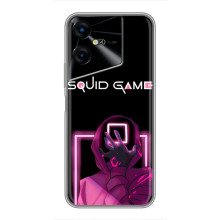 Чехол Гра в кальмара для Tecno POVA Neo 3