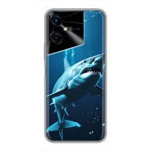 Чохол з картинкою 'Хижаки' для Tecno POVA Neo 3 (Акула)
