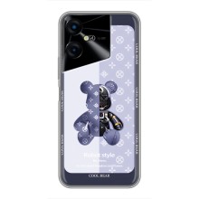 Круті Чохли Луі Віттон для Tecno POVA Neo 3 (AlphaPrint) (Медведик LV)