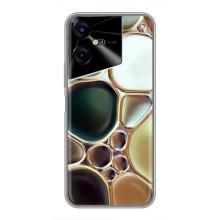 Мраморный чехол на Tecno POVA Neo 3 (VPrint) (Радужный Мрамор)
