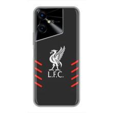 Силиконовые Чехлы принт Футбол на Tecno POVA Neo 3 – Эмблема Liverpool