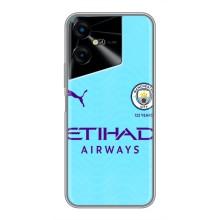 Силиконовые Чехлы принт Футбол на Tecno POVA Neo 3 – Man City
