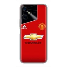 Силиконовые Чехлы принт Футбол на Tecno POVA Neo 3 – Man United