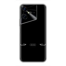Силіконовий бампер з картинкою машини на Tecno POVA Neo 3 (Сілует Audi)