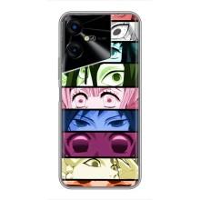Силиконовые чехлы с глазами Anime для Текно Пова Нео 3 – Глаза Хашира