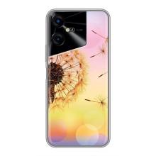 Силіконовий Чохол з кульбабками на Tecno POVA Neo 3 – Квітка-кульбаба