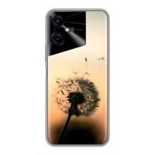 Силіконовий Чохол з кульбабками на Tecno POVA Neo 3 – Роздмухана кульбабка