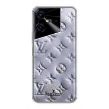 Текстурный Чехол Louis Vuitton для Текно Пова Нео 3 (Белый ЛВ)