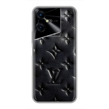 Текстурный Чехол Louis Vuitton для Текно Пова Нео 3 (Черный ЛВ)