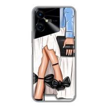 Силиконовый Чехол на Tecno POVA Neo 3 с картинкой Стильных Девушек (Мода)