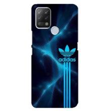 Чехлы Адидас для Tecno Pova (AlphaPrint) (Синий Адидас)