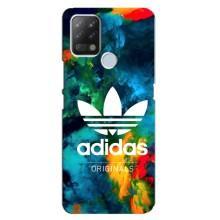 Чехлы Адидас для Tecno Pova (AlphaPrint) (Яркий Адидас)