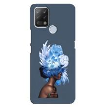 Чехлы (ART) Цветы на Tecno Pova (VPrint) (Цветы на голове)