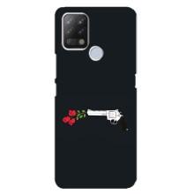 Чехлы (ART) Цветы на Tecno Pova (VPrint) (Неожиданные цветы)