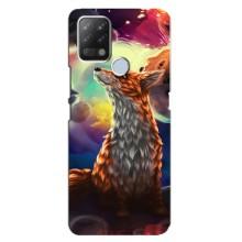 Чехлы с картинкой Лисички для Tecno Pova (VPrint) (Лисица в космосе)