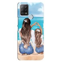 Чехол с печатью для Tecno Pova - (Мама с ребенком) (AlphaPrint) (Мама с доченькой)