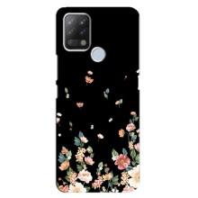 Чехол для Техно Пова - с принтом (Дизайнерские) (AlphaPrint) (Маленькие цветы)