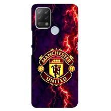 Чехол Манчестер Юнайтед для Техно Пова (AlphaPrint) (огненный Манчестер)