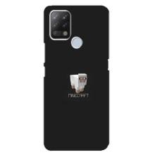 Чехол Майнкрафт на Tecno Pova (AlphaPrint) Minecraft (Овечка Майнкрафт)