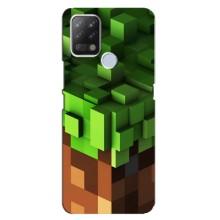 Чехол Майнкрафт на Tecno Pova (AlphaPrint) Minecraft (текстура Майнкрафт)