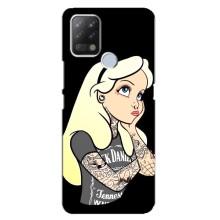 Чехол с печатью для Tecno Pova - (Мода) (AlphaPrint) (Девочка в тату)