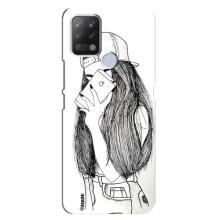 Чехол с печатью для Tecno Pova - (Мода) (AlphaPrint) (Фото девочки)