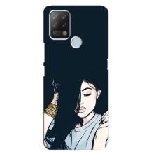 Чехол с печатью для Tecno Pova - (Мода) (AlphaPrint) (Красивая девочка)