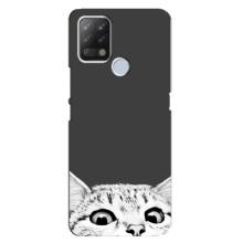 Чехол на Техно Пова с Котами (VPrint) (Выглядывает кот)
