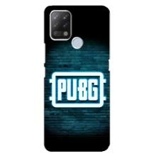 Чехол PUBG для Техно Пова (AlphaPrint) (Лого PUBG)