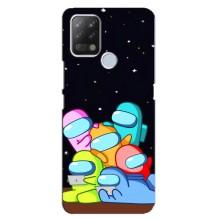 Чехол Амонг Ас для Tecno Pova (AlphaPrint) (Скины в космосе)